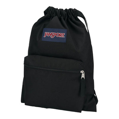 Jansport Turnbeutel mit Kordelzug, schwarz