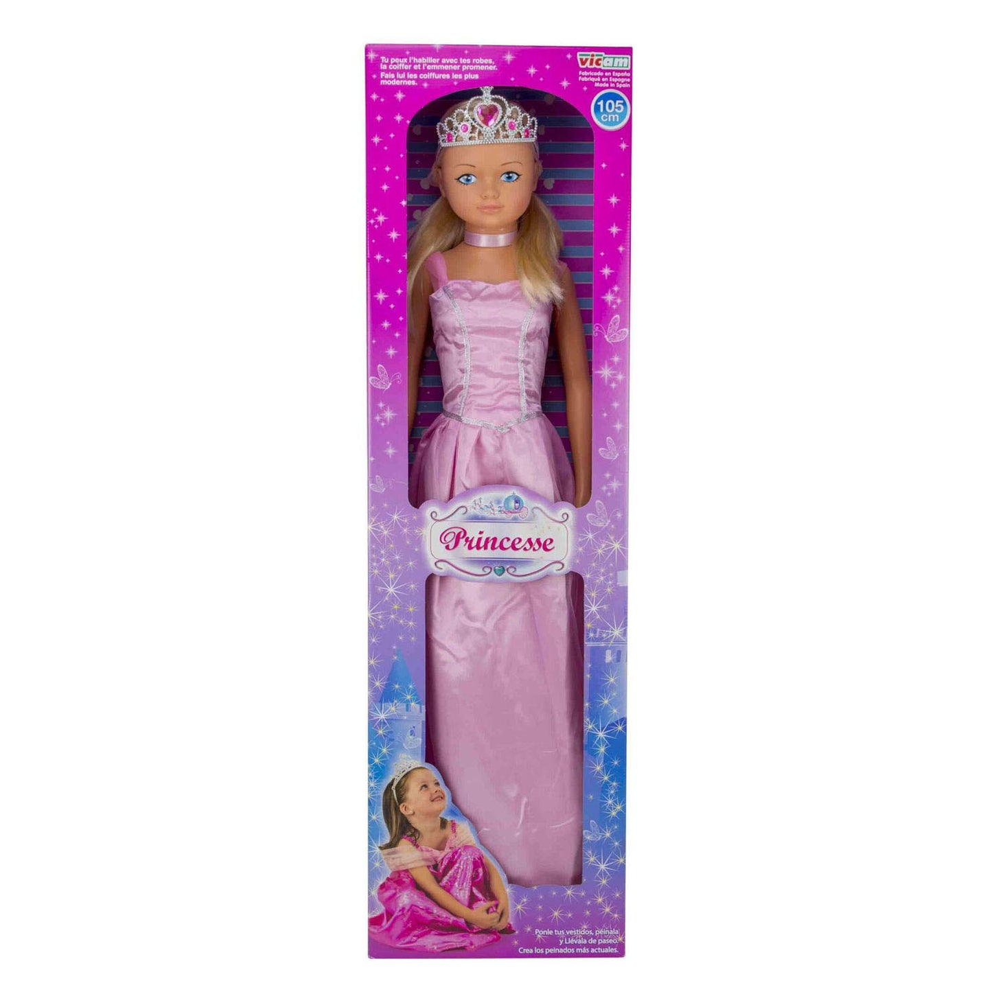 XL-Prinzessin-Puppe 105 cm