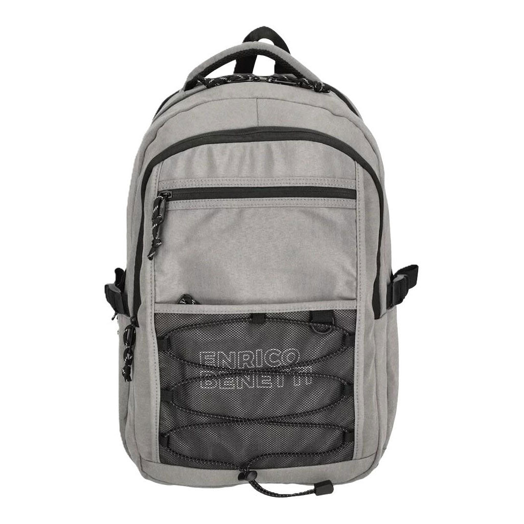 Enrico Benetti Rucksack Anchorage hellgrau – Laptop 17 inkl