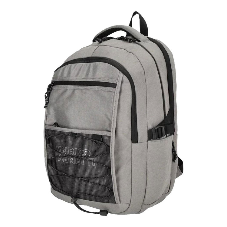 Enrico Benetti Rucksack Anchorage hellgrau – Laptop 17 inkl