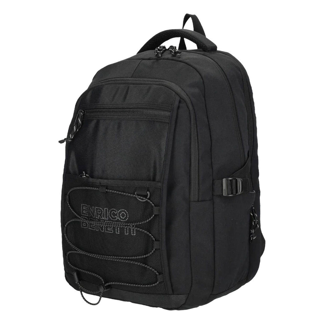 Enrico Benetti Rucksack Anchorage Schwarz – Laptop 17 Zoll