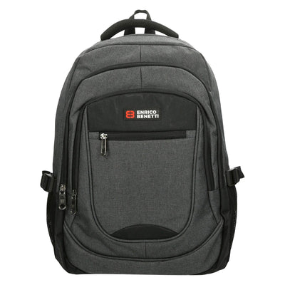 Enrico Benetti Rucksack Hamburg Grau – Laptop 17 Zoll