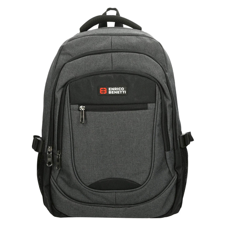 Enrico Benetti Rucksack Hamburg Grau – Laptop 17 Zoll