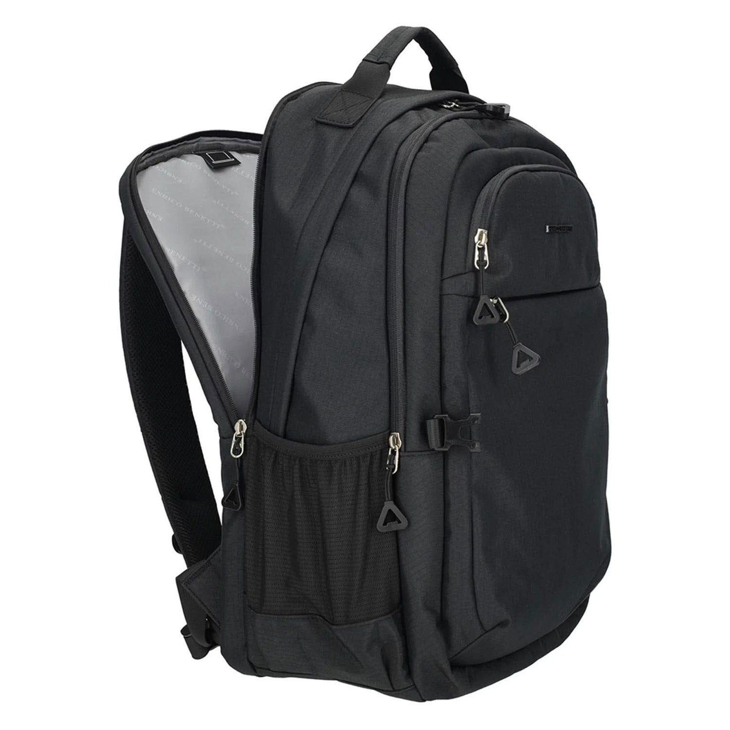 Enrico Benetti Rucksack Luzern schwarz - Laptop 17 Zoll