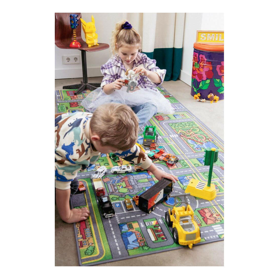 Ty Ci Life Verkehrsspielmatte – 95 x 200 cm