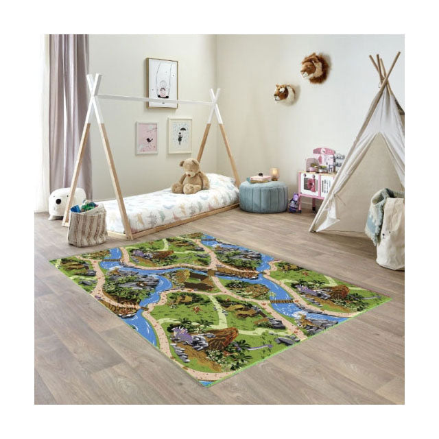 Dino-Welt-Spielmatte – 140 x 200 cm