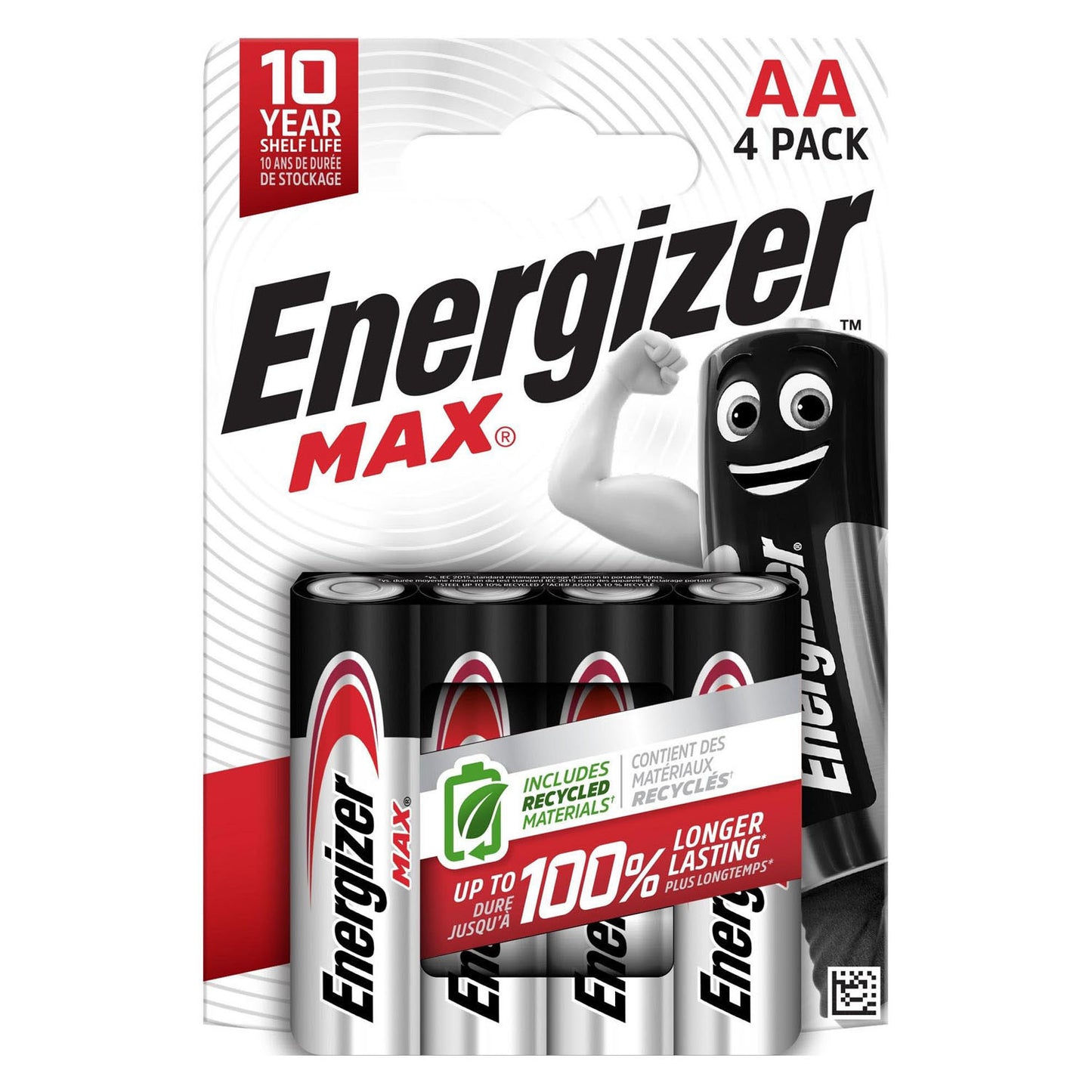 Energizer max AA Alkalibatterien 4 Stk.