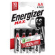 Energizer max AA Alkalibatterien 4 Stk.