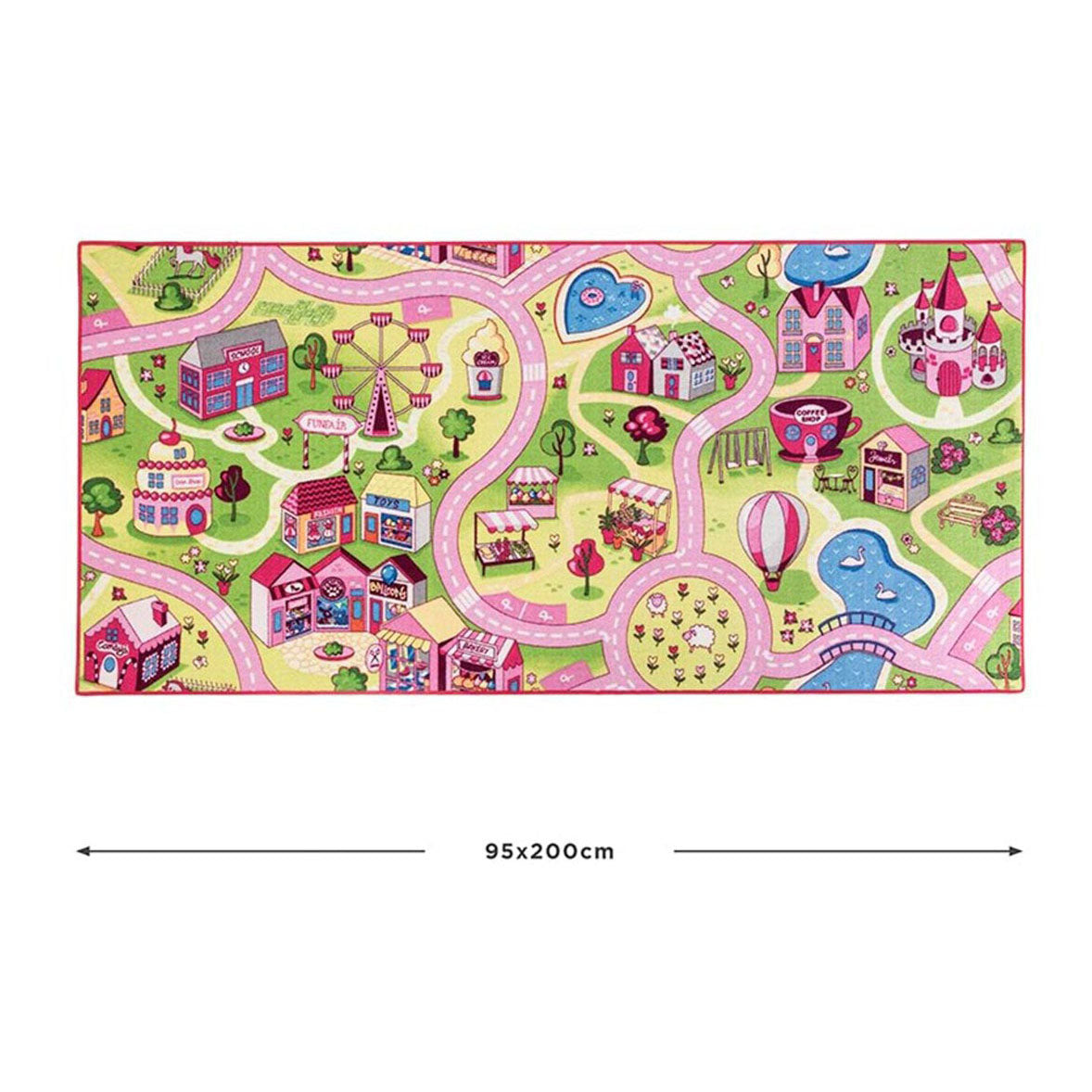 Spielmatte Verkehrsmesse - 95x200cm