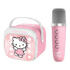 OTL Technologies Hello Kitty – Karaoke-Set für Kinder – kabelloses Mikrofon und Lautsprecher – mit Lichteffekten – Sprachverzerrung