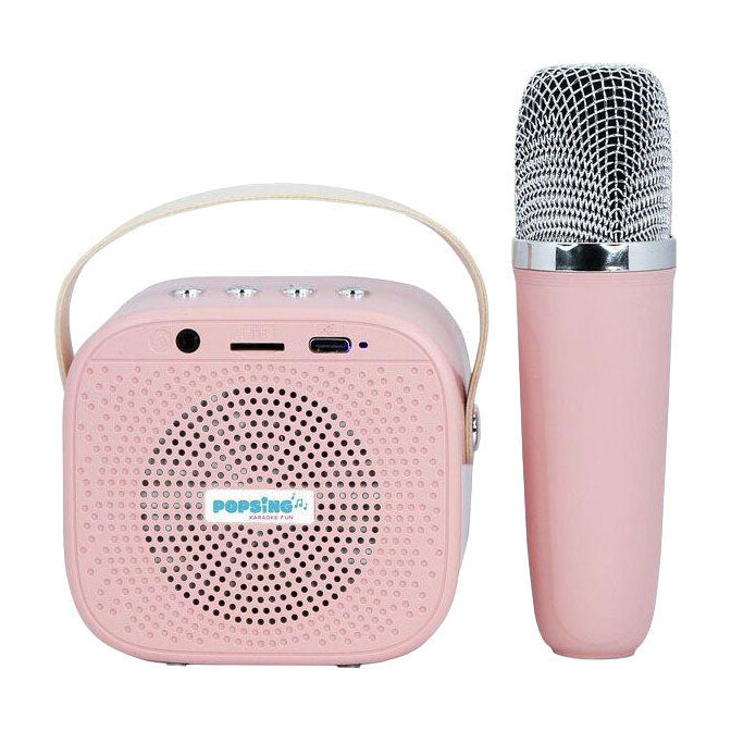 OTL Technologies Hello Kitty – Karaoke-Set für Kinder – kabelloses Mikrofon und Lautsprecher – mit Lichteffekten – Sprachverzerrung