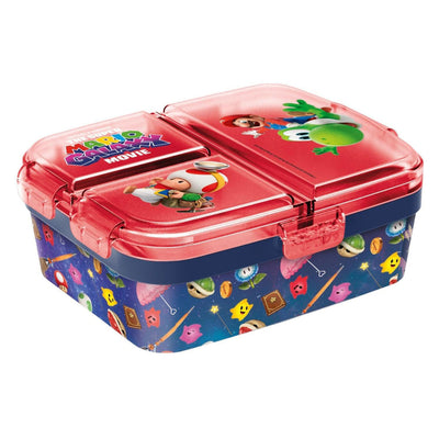 Super Mario Lunchbox mit mehreren Fächern