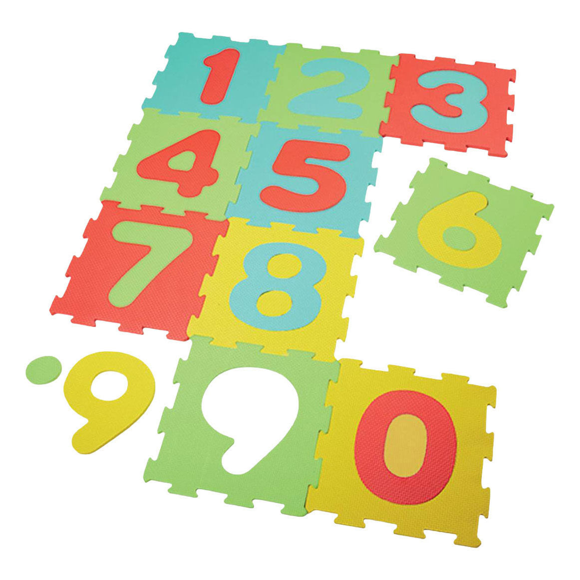 Eva Bodenpuzzle 30x30x1cm Figuren 10 Teile