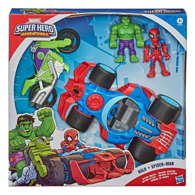 Hasbro Superhelden-Abenteuer-Action-Rennwagen – 2 Rennwagen