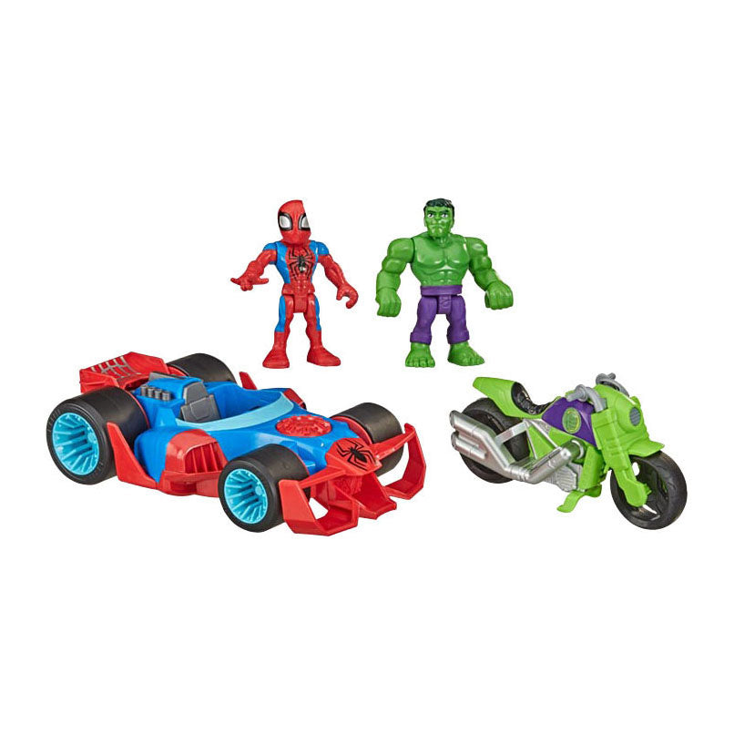 Hasbro Superhelden-Abenteuer-Action-Rennwagen – 2 Rennwagen
