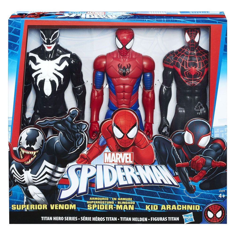 Hasbro Spider Man Titan Heroes 3er-Pack Spielfiguren