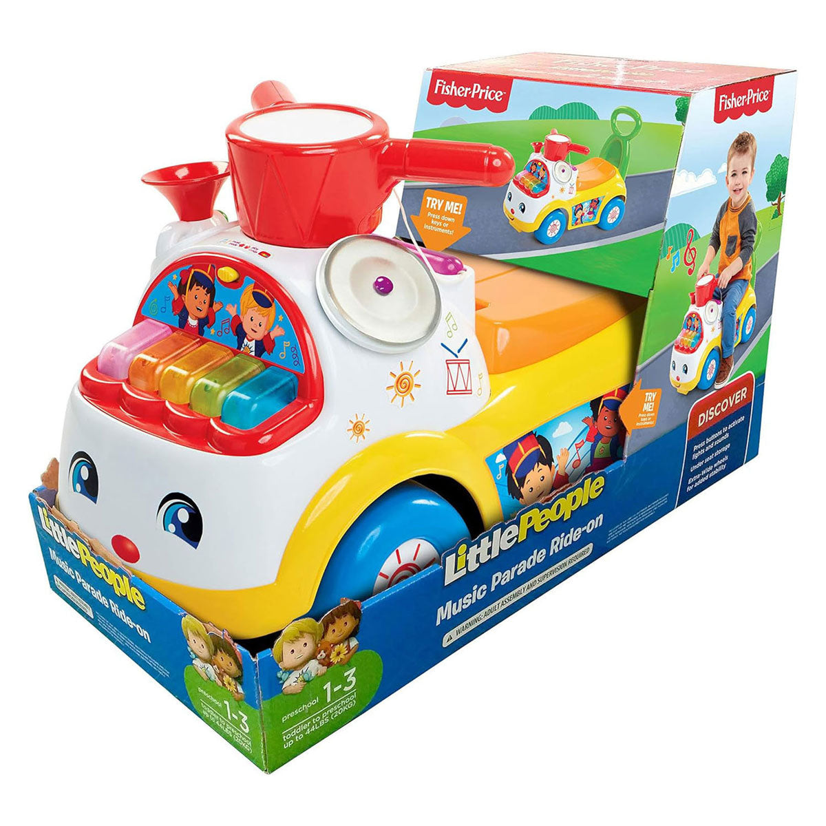 Mattel Fisher Price Little People Musikparade-Walking Car