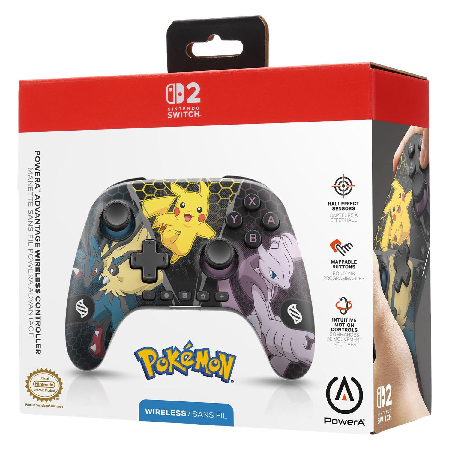 Pokémon Power A Switch 2 Wireless Controller Schutzhülle – Mega Evolutions