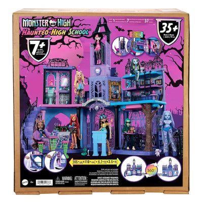Mattel Spuk-Highschool-Puppenhaus – 35-tlg.