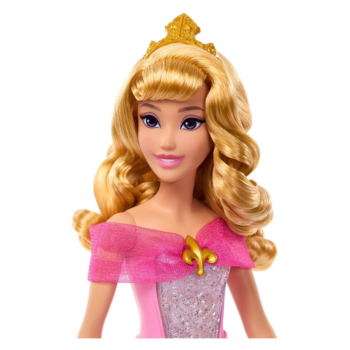 Das rosa Kleid der Disney-Prinzessin Aurora von Mattel wird zur blauen Modepuppe