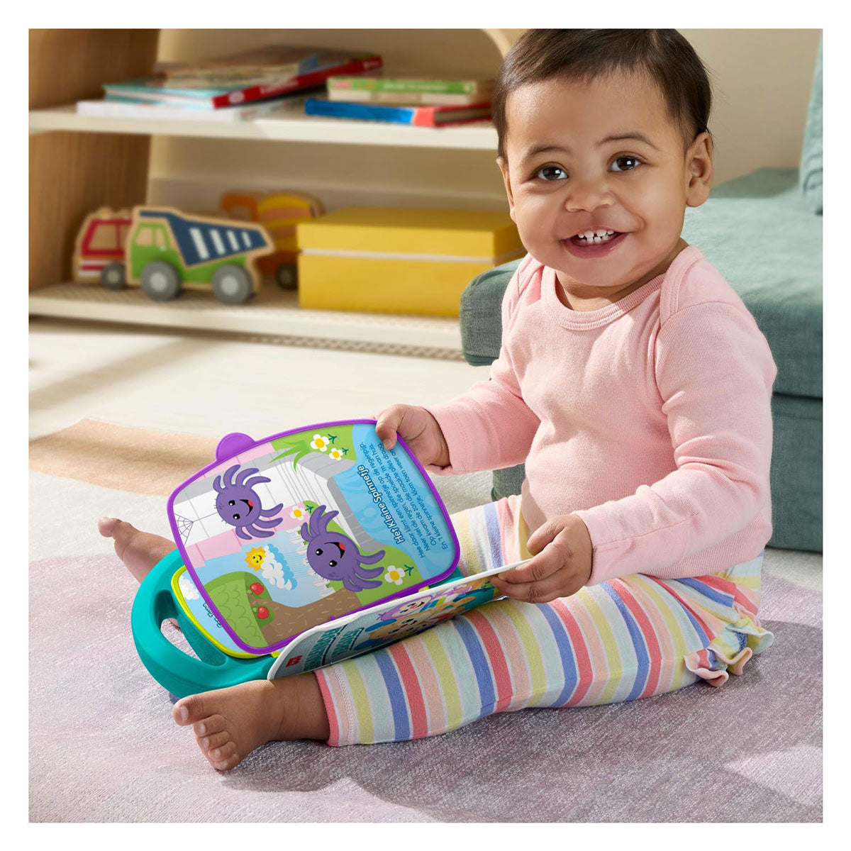 Fisher-Price-Lernbuch mit lustigen Versen – Musikbuch mit Licht und Ton