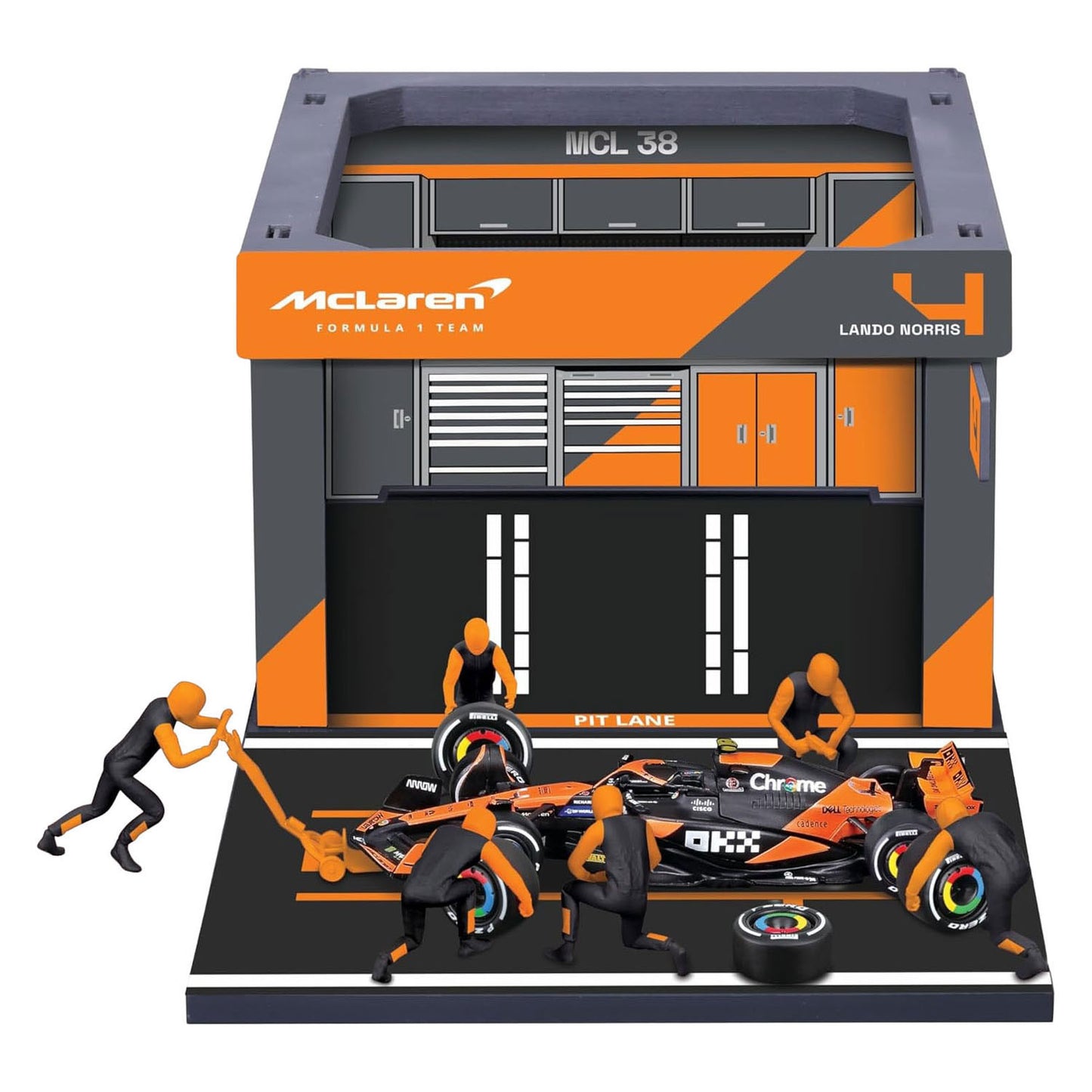 Burago McLaren Pit Pass mit Lando Norris – 1:43