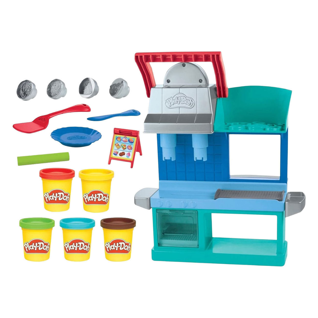 Playdoh -geschäftiges Köche Restaurant