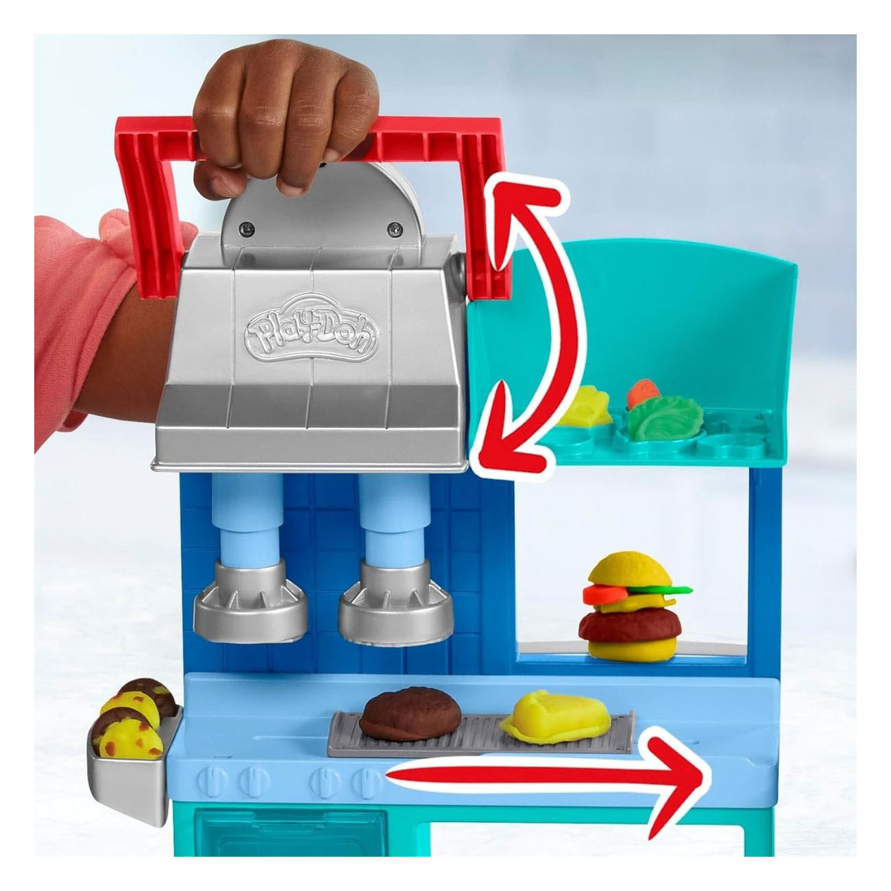 Playdoh -geschäftiges Köche Restaurant