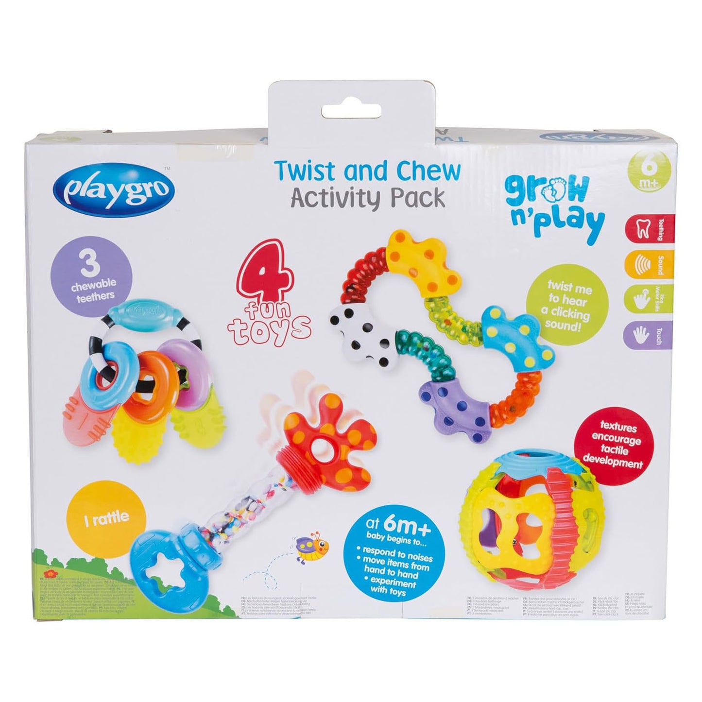 Turn-Beiß-Aktivitätsset für Babyspielzeug