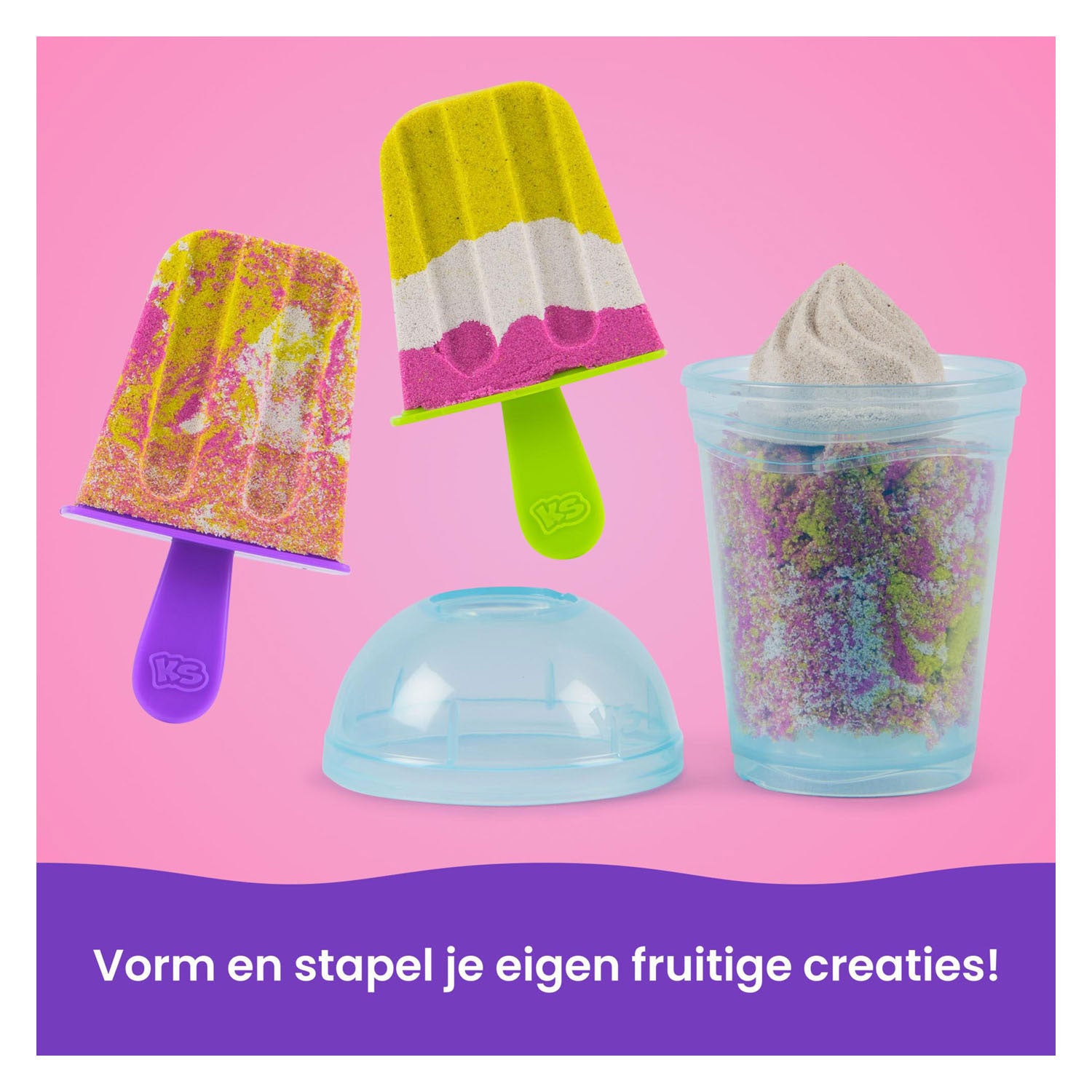 Kinetischer Sand-Smoothie-Mixer | 2 Stk