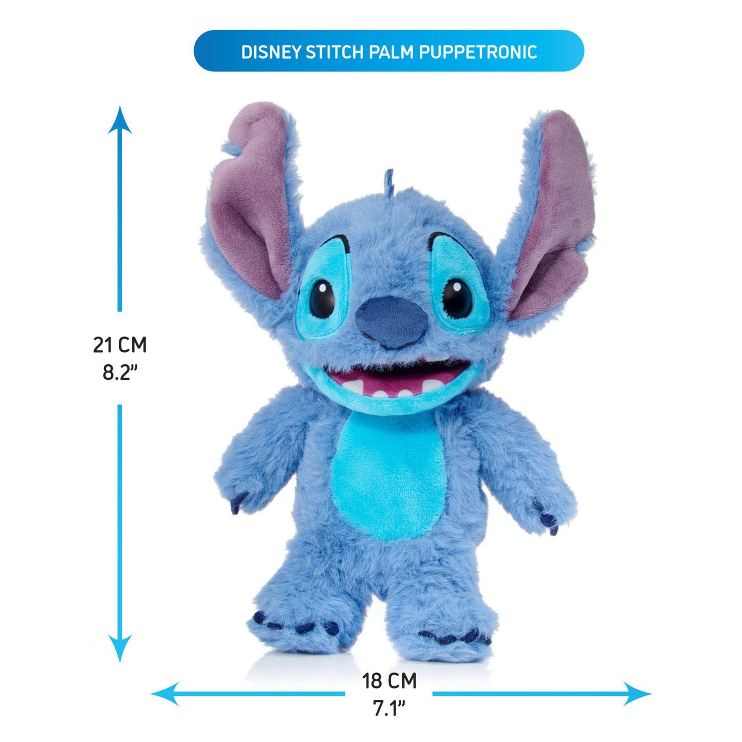 Disney Stitch Palm Puppetronic interaktives Kuscheltier