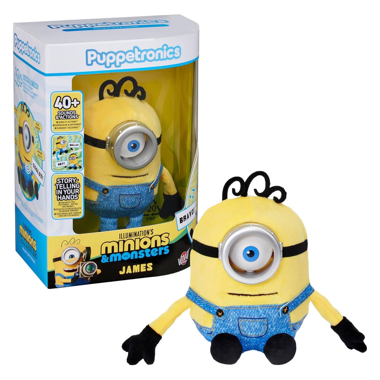 Universal Minions James Palm Puppetronic interaktives Plüschtier