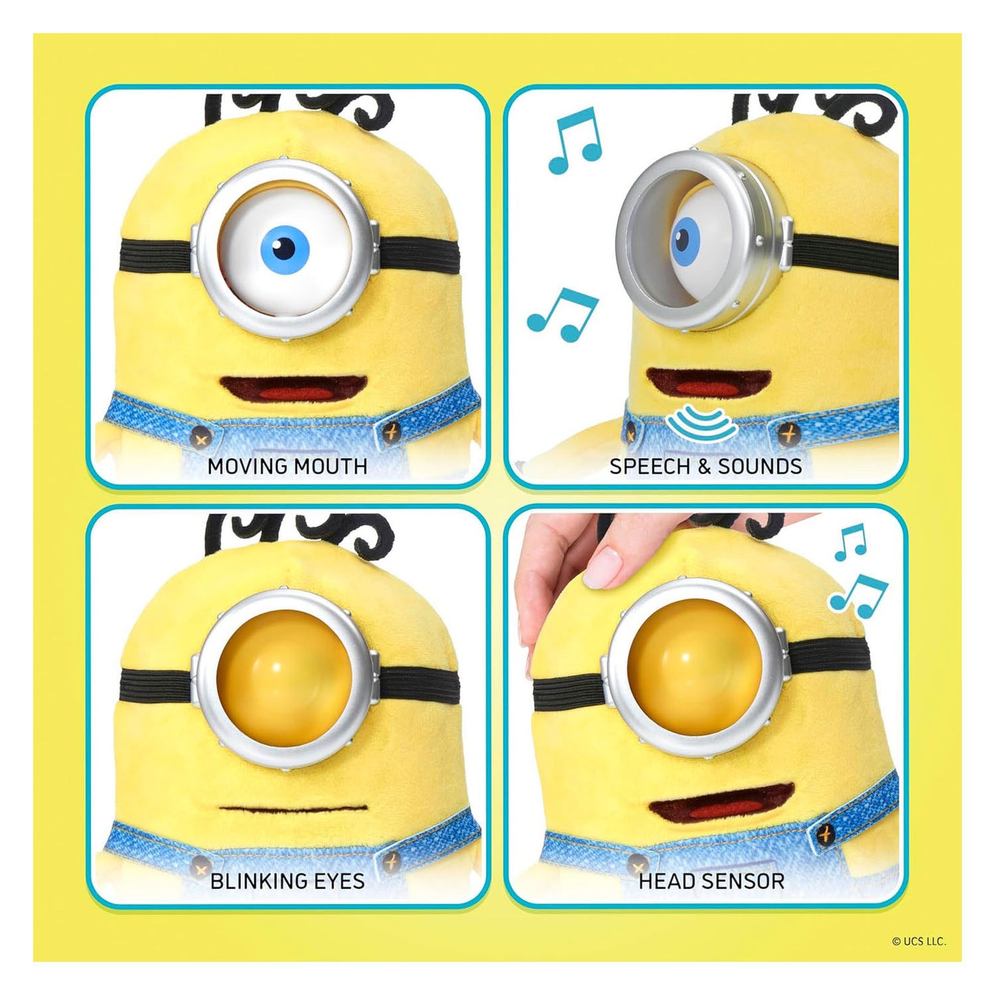 Universal Minions James Palm Puppetronic interaktives Plüschtier