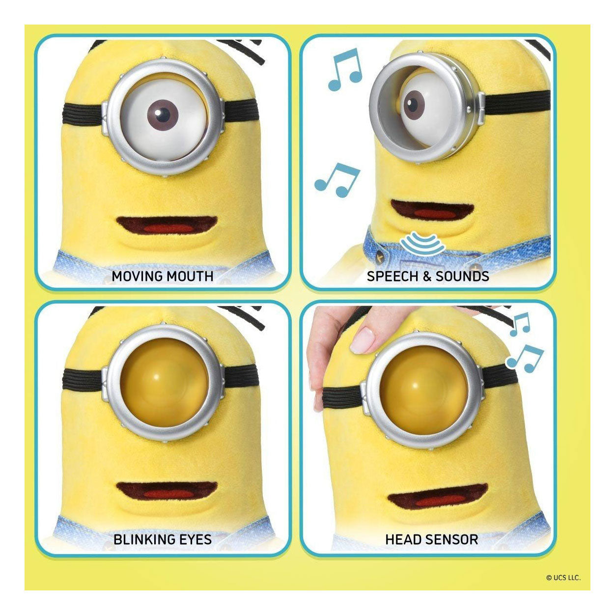 Ty Universal Minions Dick Palm Puppetronic interaktives Plüschtier