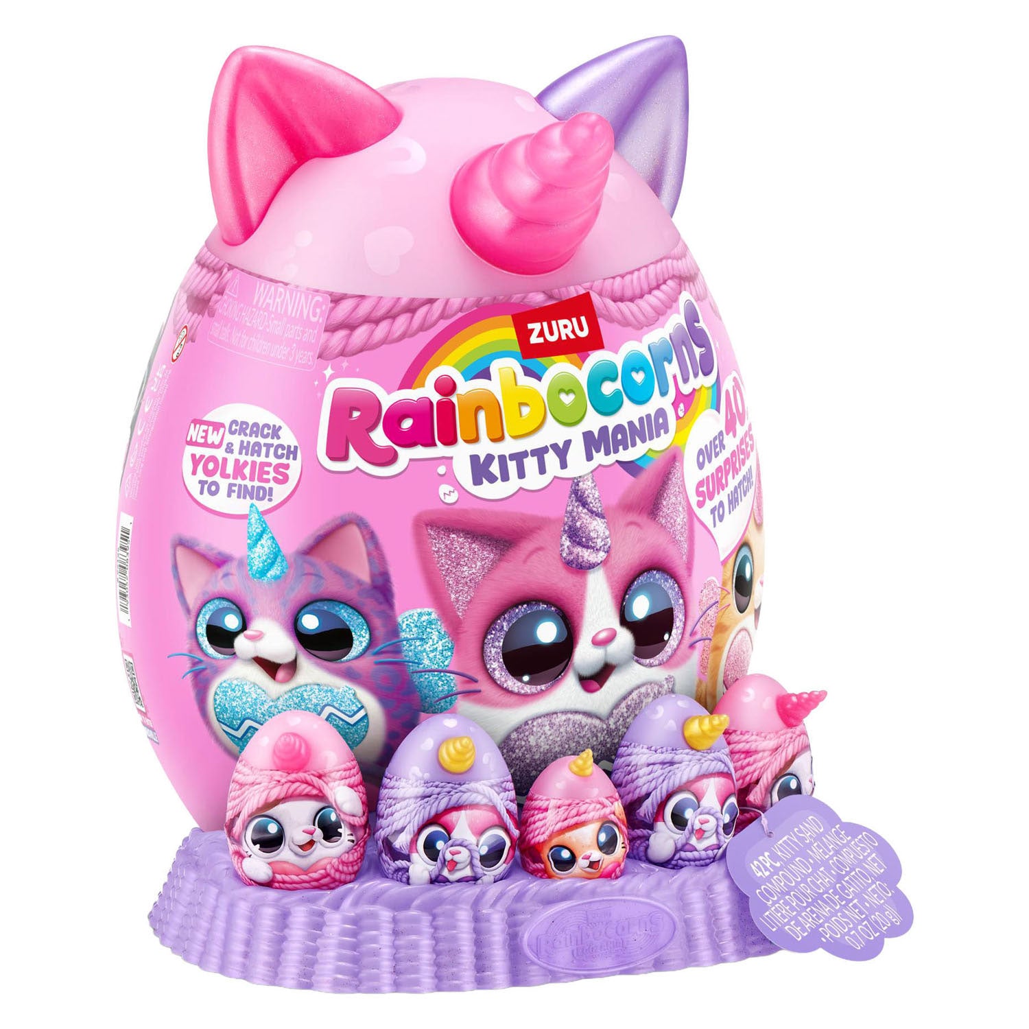 Zuru Rainbocorns Eggzania Kitty Mania Überraschungsei