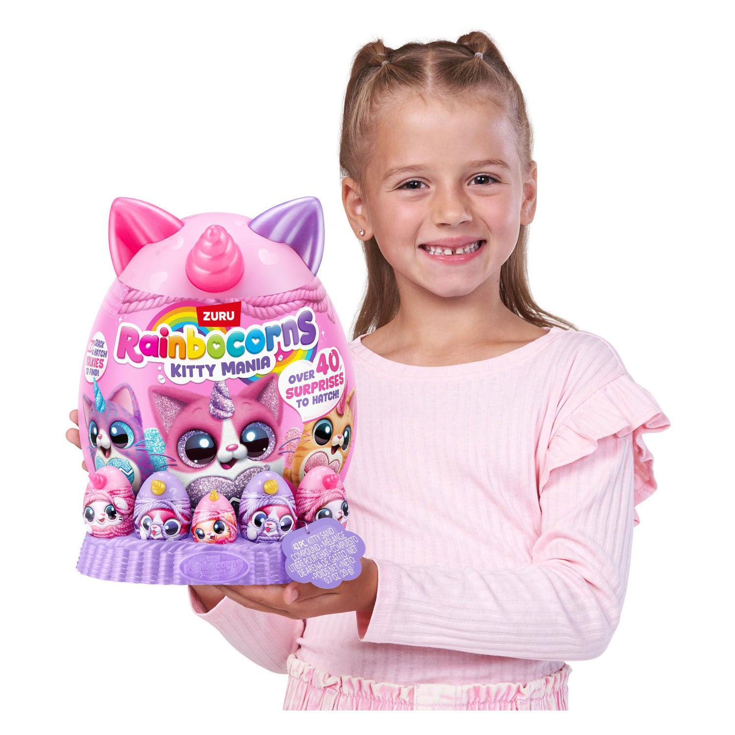 Zuru Rainbocorns Eggzania Kitty Mania Überraschungsei