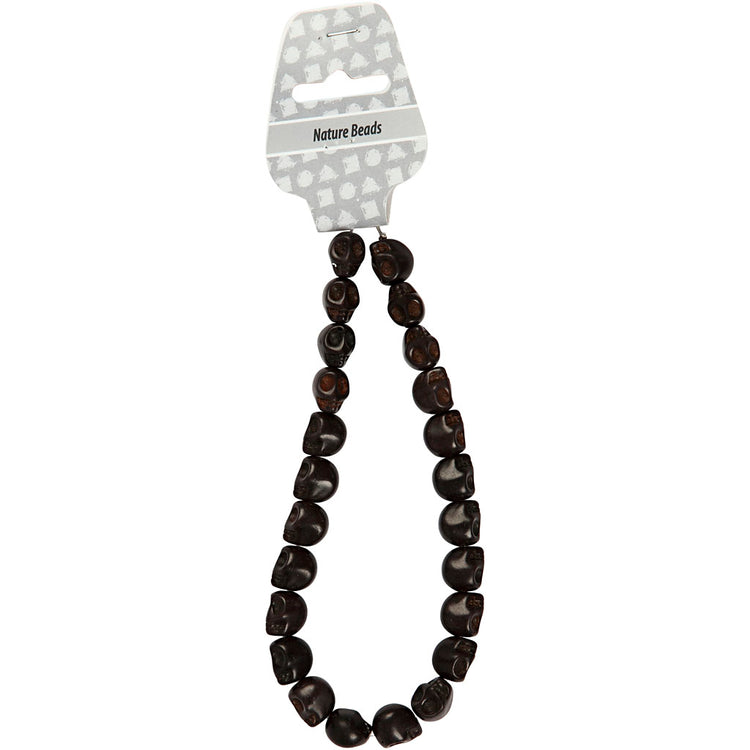 Creativ Company Howlith, D 12 mm, Lochgröße 1,5 mm, schwarz, 32 Stück 1 Box