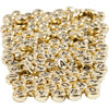 Creativ Company Buchstabenperlen, D 7 mm, Lochgröße 1 mm, ca. 1500 Stück, Gold, 165 gr 1 Karton