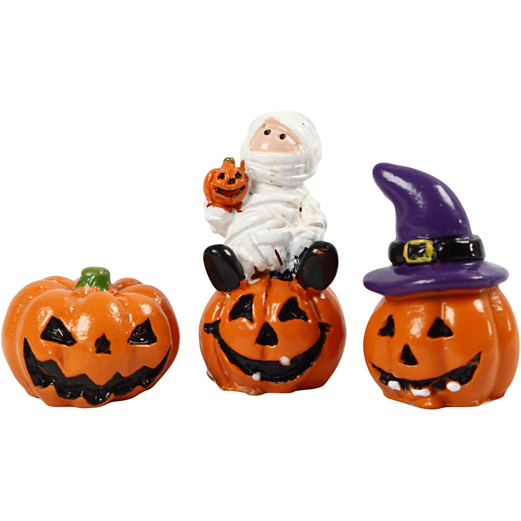 Creativ Company Miniaturfiguren, H: 1,5-3,5 cm, L: 2 cm, B: 2 cm, 3 Stück 1 Box