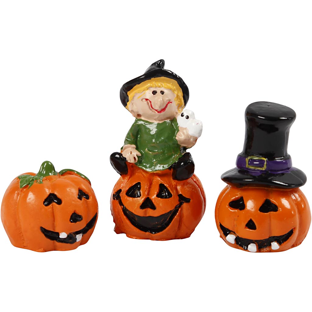 Creativ Company Miniaturfiguren, H: 1,5-3,5 cm, L: 2 cm, B: 2 cm, 3 Stück 1 Box
