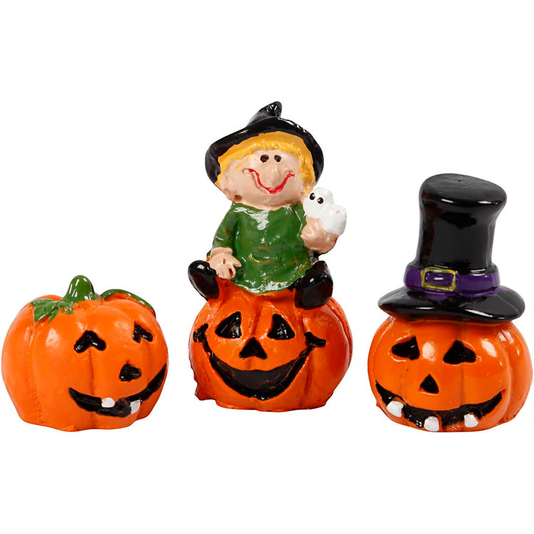 Creativ Company Miniaturfiguren, H: 1,5-3,5 cm, L: 2 cm, B: 2 cm, 3 Stück 1 Box