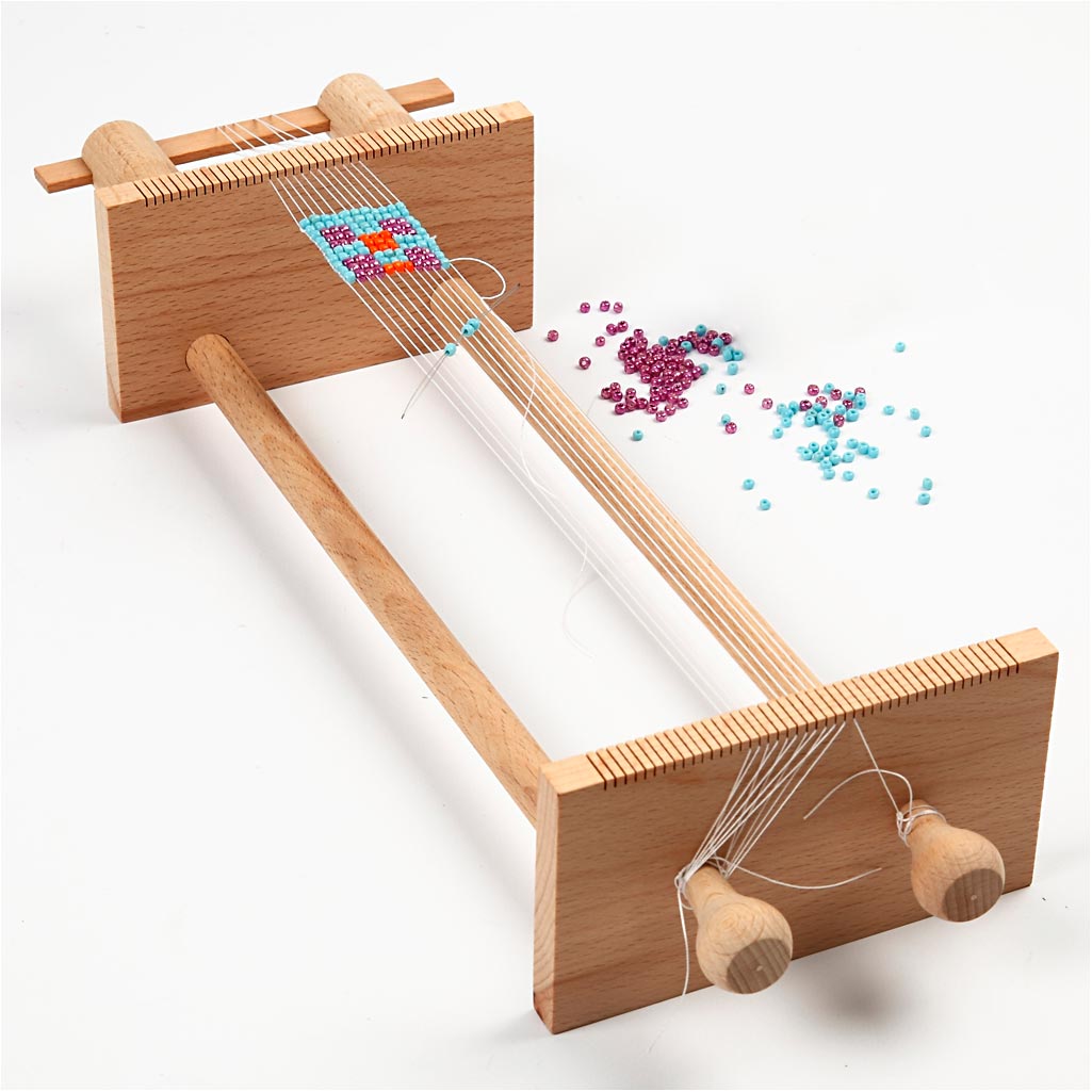 Creativ Company Perlenwebstuhl, L: 26 cm, B: 11,5 cm, 1 Stück