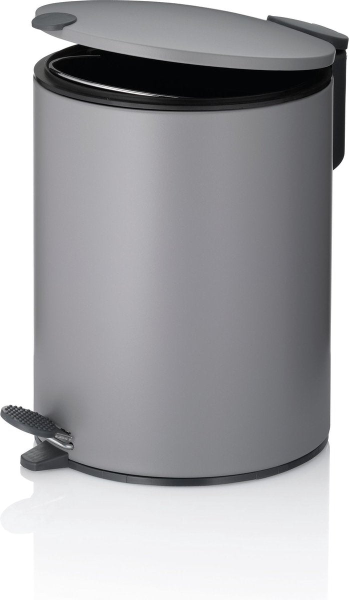 Kela Tretabfalleimer, 5 l, hellgrau - | matt