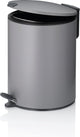 Kela Tretabfalleimer, 5 l, hellgrau - | matt