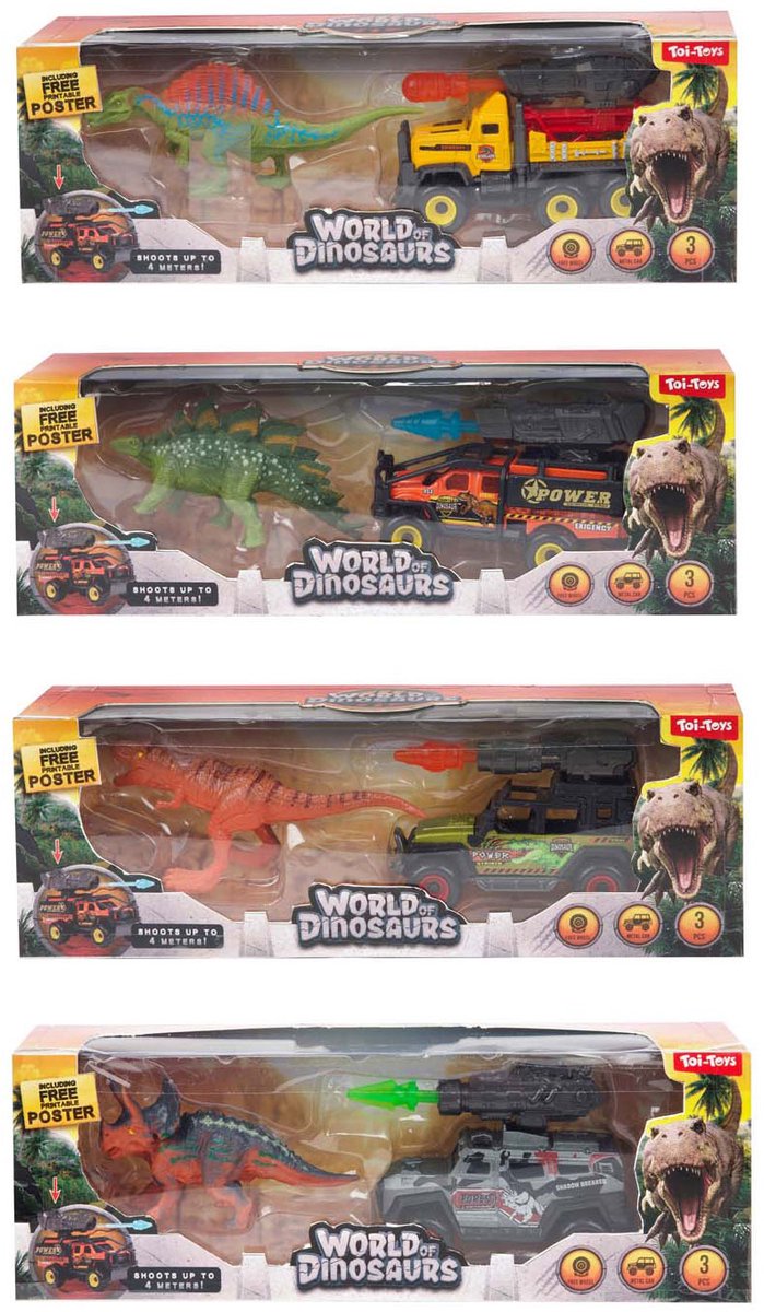 Toi-toys Spielset Dino-Jäger