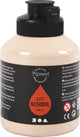 Creativ Company Acrylfarbe, seidenmatt, deckend, hellbeige, 500 ml 1 Flasche