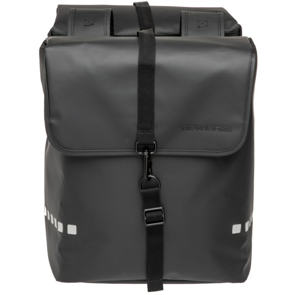 New Looxs Fahrradtasche Odense – doppelt, schwarz, wasserabweisend, reflektierend, geeignet für Elektrofahrräder
