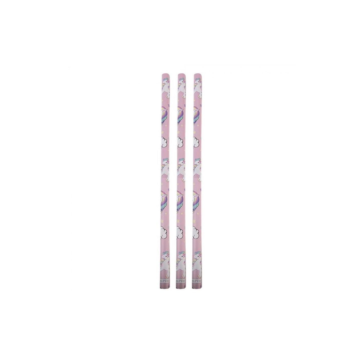 Clayre Eef Geschenkpapier 50x75 cm 3 Rollen Einhorn
