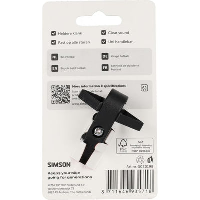 Simson Fahrradklingel Fußball