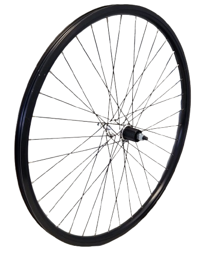 KGs Hinterrad 28 Zoll (622) schwarze Kassette 8-10 Geschwindigkeit feste Achse